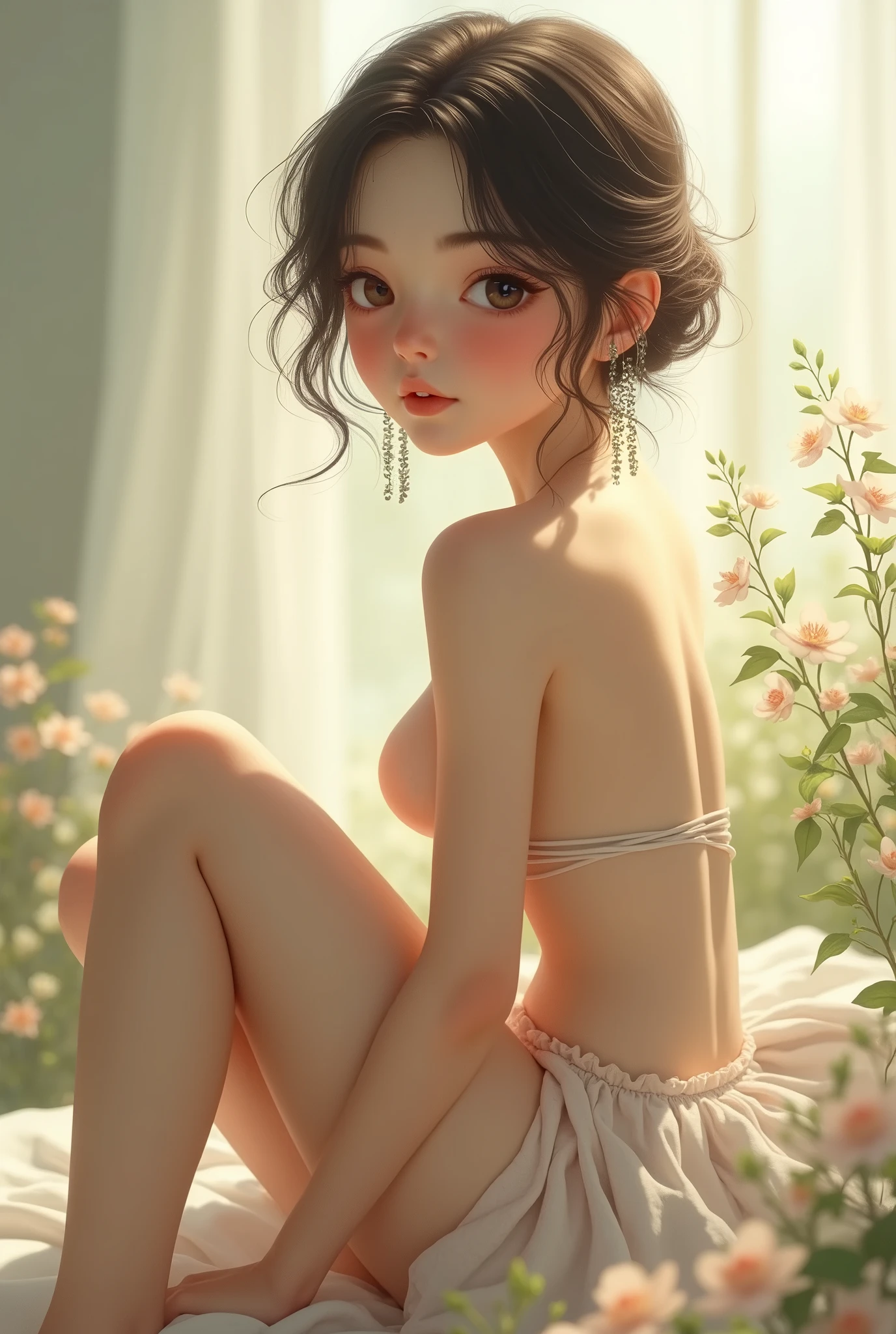 {{{{{3,318 trillion pixels high resolution, nsfw, Realistic scenery and lovely Japanese girl who is moaning madly as she nudity Masturbation that traces the sexual zone repeatedly with her fingers in a romantic Cylindrical crystal herbarium, thicken the lips look pretty, Boobs are fluffy and bouncy, Tits that get rounder bigger her deep tight cleavage}}}}}, {{{{{detail of The panting face and voice of a neat and cheerful girl loved by everyone, Her nipples and romantic deep panting and her fingers tracing her pussy and Inside a herbarium soaked in female hormones depicted in detail, A detailed her repeatedly drastic Orgasms that make the uterus tremble}}}}},{{{{{Her thick pubic hair in the her nudity body, A neat girl who sitting and opens her crotch traces her crotch with her fingertips and with a moan experiences her first climax and innocent Masturbation that traces the sexual zone, It's too clean and innocent to see her go into her own world nipples out mouth open panting and Masturbation that traces the sexual zone as she climaxes over and over again, magical in a romantic Cylindrical crystal herbarium filled with female hormones, Herbarium-soaked her tits become so plump and her tits grows sexier, Cuteness preserved forever shining in exchange for life from her, her beautiful slender underbust, slender curvy cute waistline, an lewd fetish for lips and necks and waistlines, her clearer nip line from underbust to hips, gloomy straight long wig, thick vivid lips}}}}},{{Extremely detailed}},{{{{{heroine girl's Sexually unused body with pure and innocent aura}}}}}