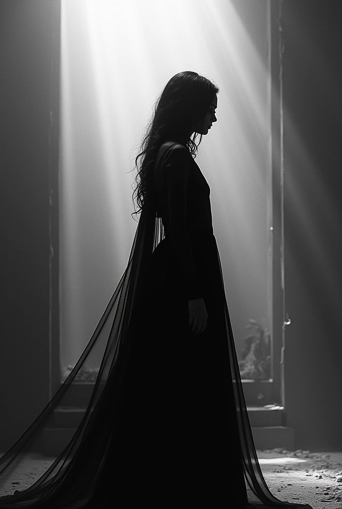 artistic black and white photography image