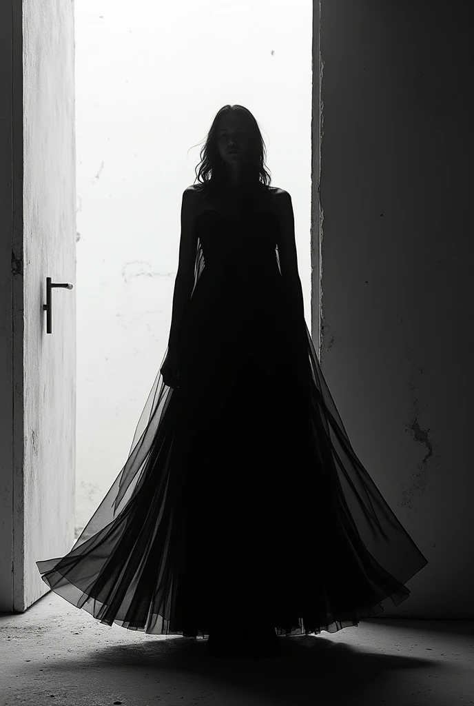 artistic black and white photography image