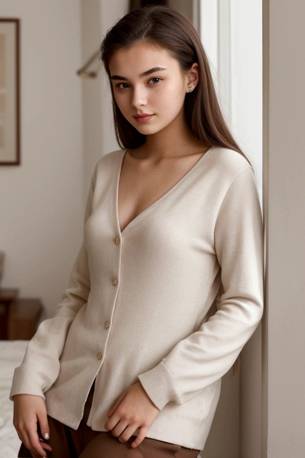 Just 20 year old elegant, intelligent girl.