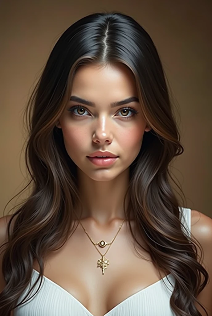 masterpiece, Maximum quality, realism. portrait beautiful girl 20 years old, detailed skin, professional study, professional camera. studio lighting, focus on his face, Your face must be extremely real.
