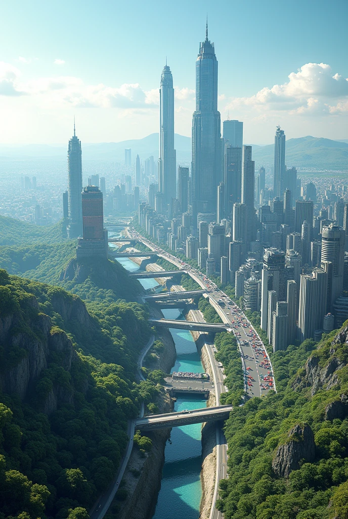 UR city in horizontal 