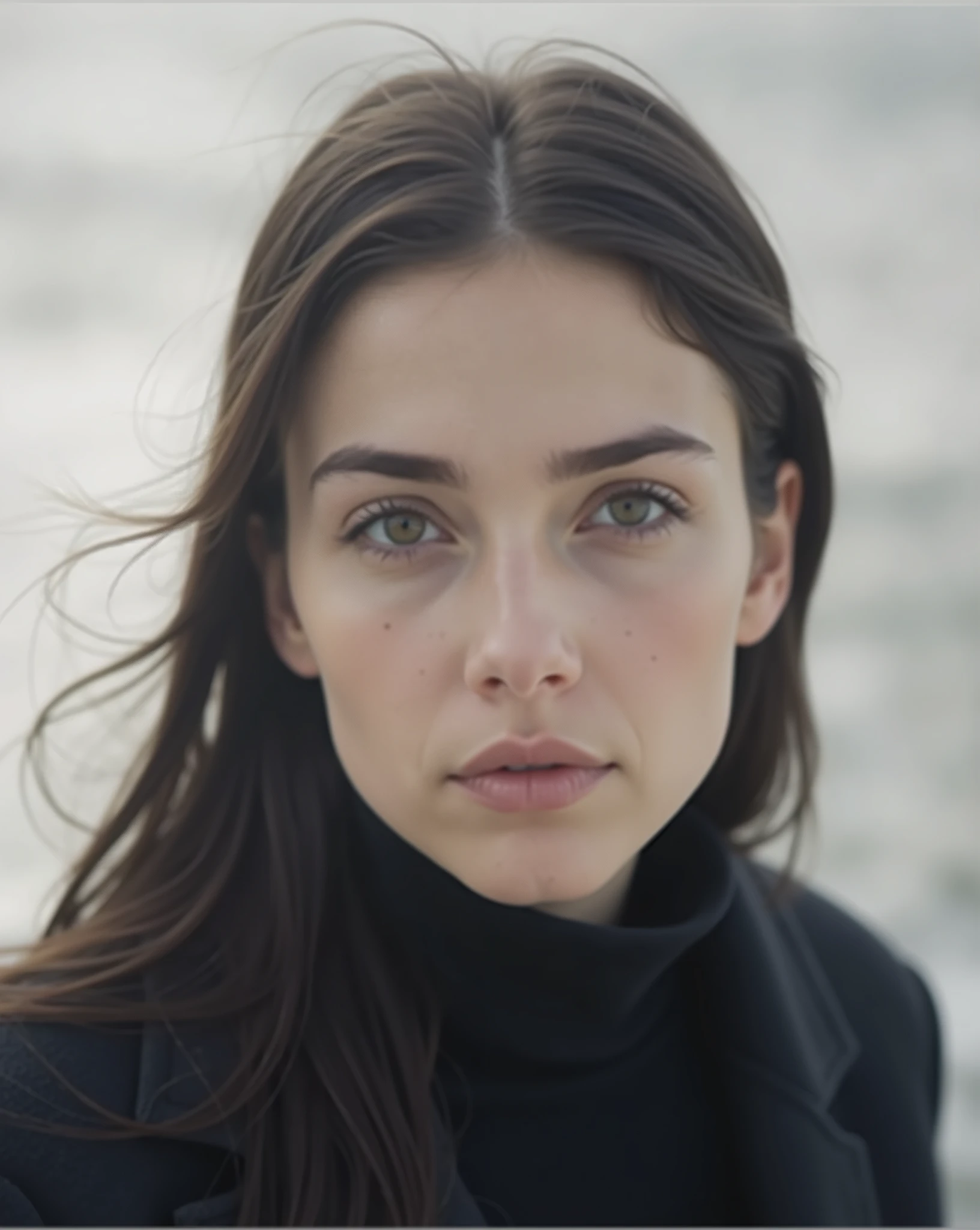 Portrait, shot on Leica, shadowplay, gorgeous lighting, subtle pastel hues, outdoors