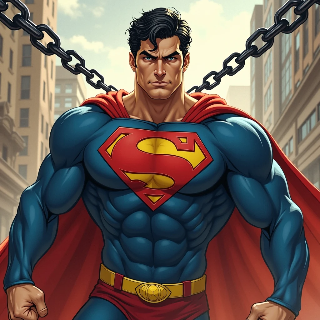 Superman Breaks the Chains