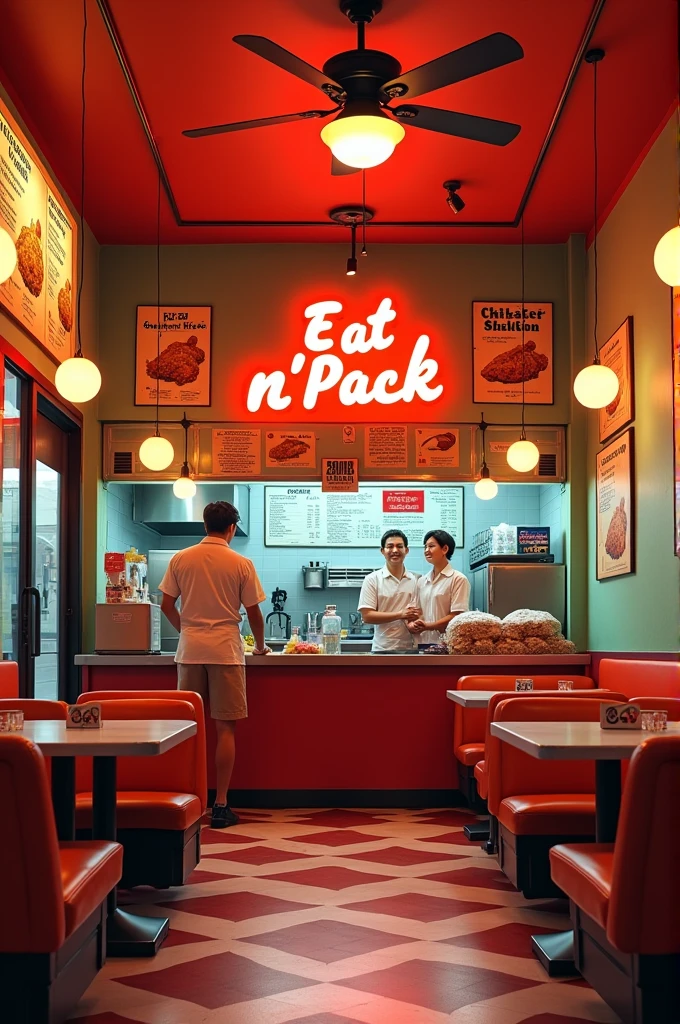 FRIED CHICKEN STORE NAMED “EAT N PACK”