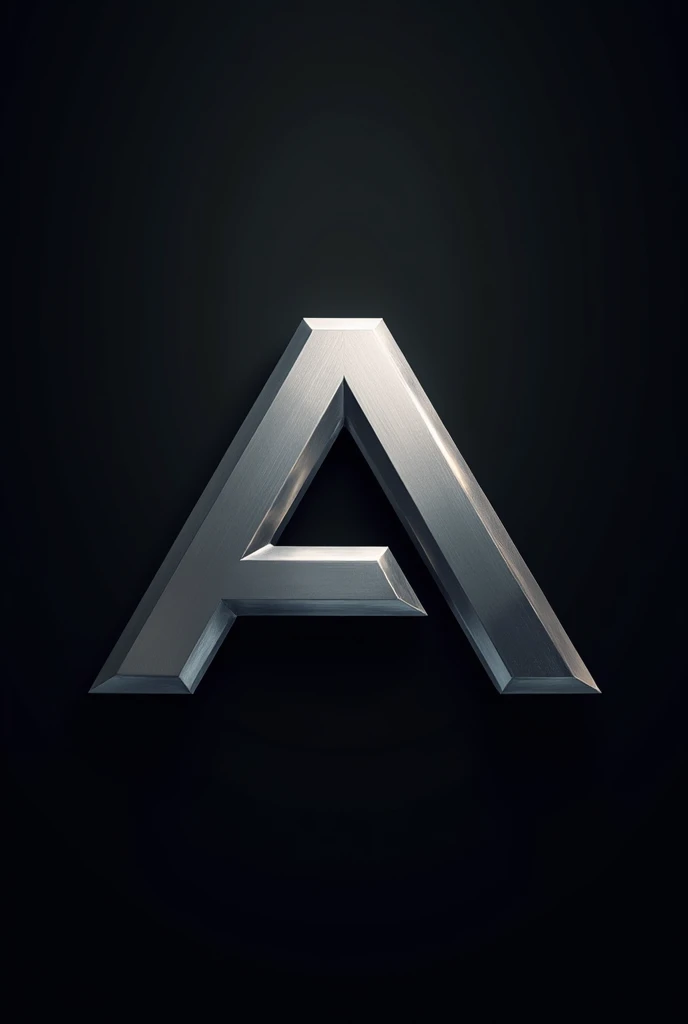 Design a logo representing STEEL in the shape of the letter A, give it design.