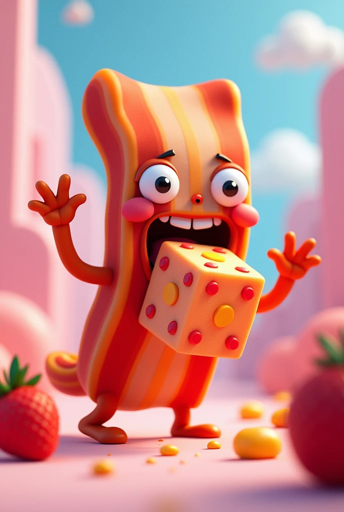 Crie um bacon comendo a dough blox fruits