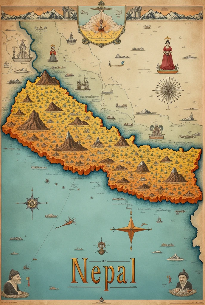 Nepal map capturing by maulana,molvi