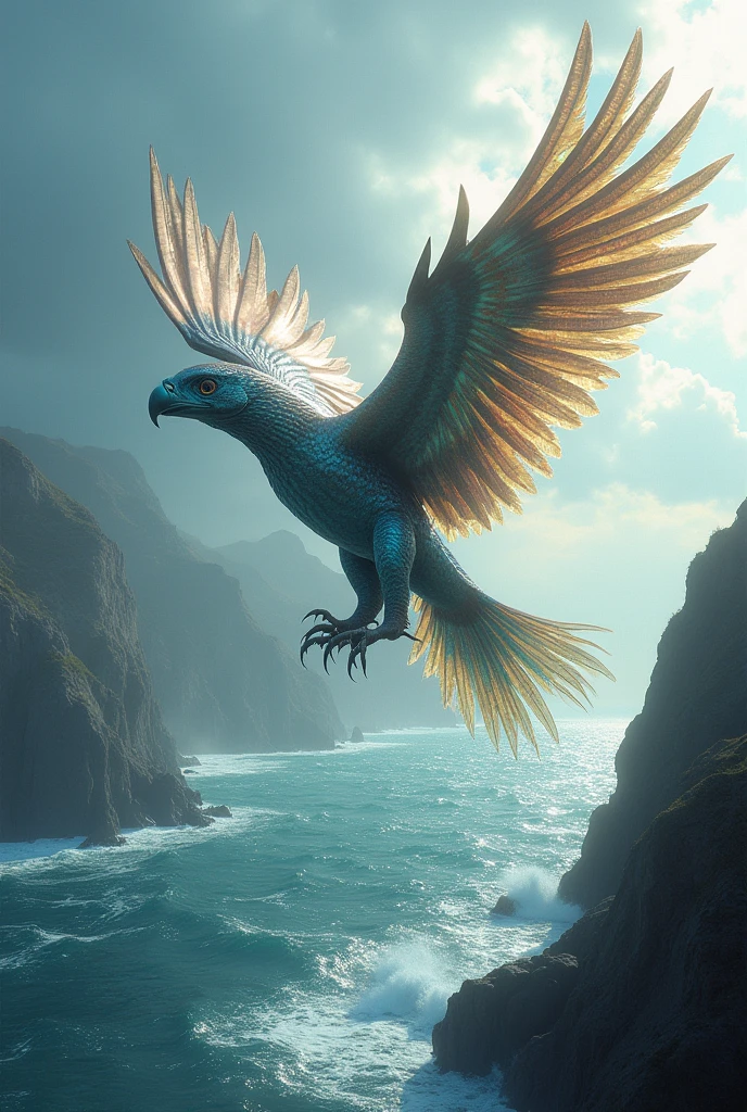 Fusion of fish and eagle