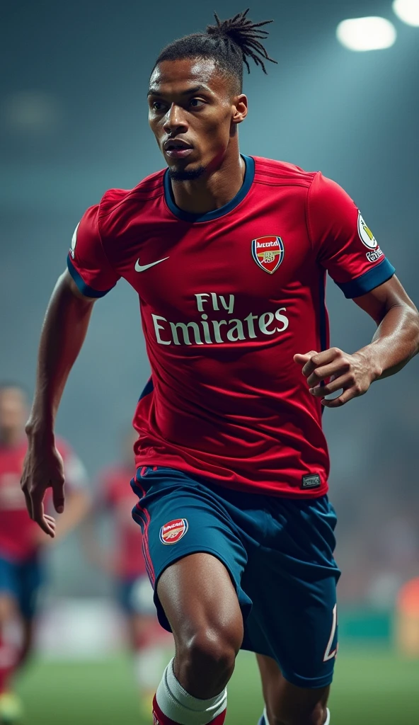 Football player kylian mbappe wearing emirates Jersey cool hd