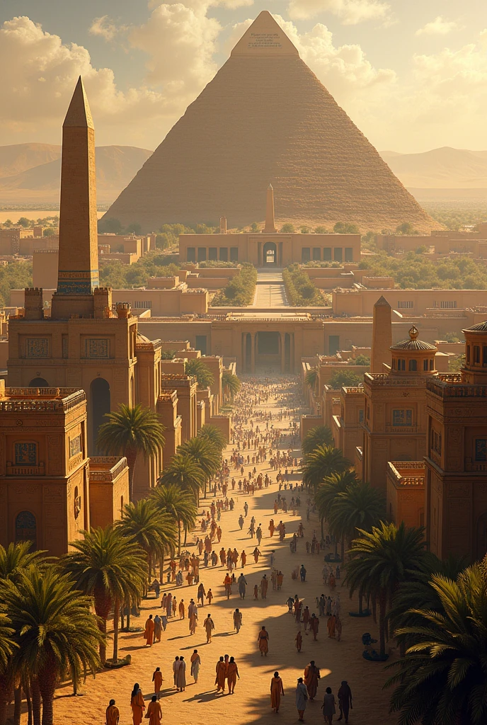 In ancient Egypt, cities like Memphis