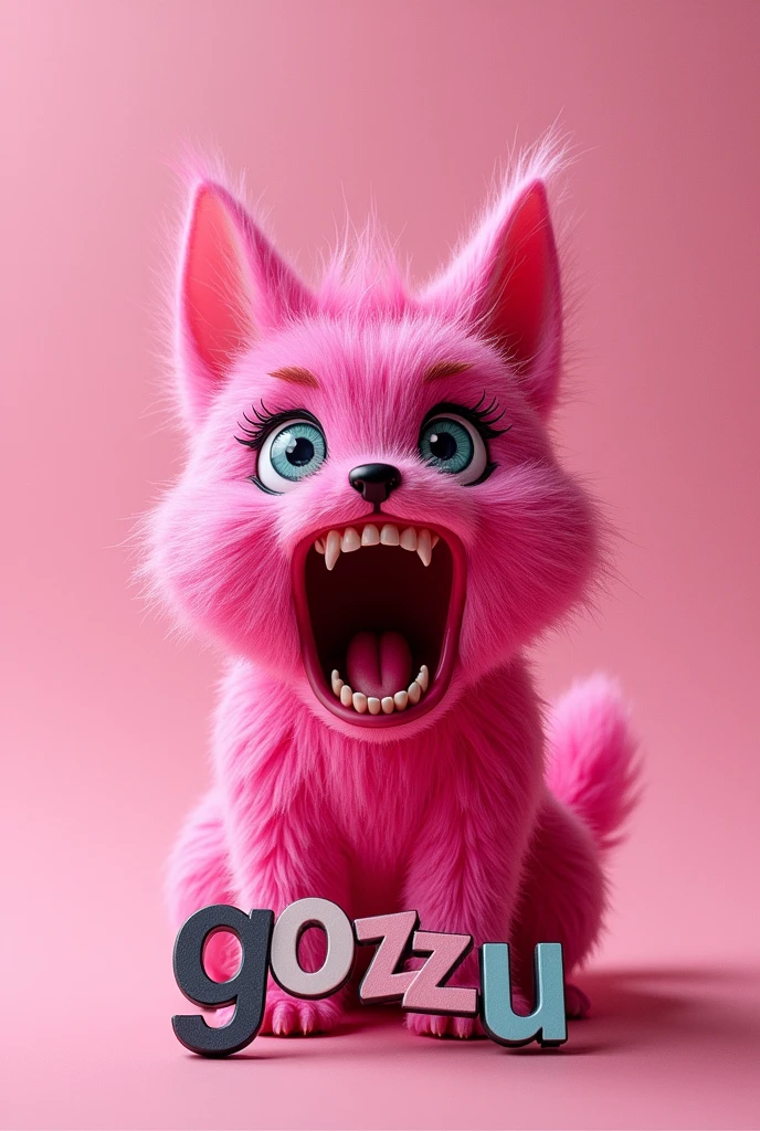 Barbie Bibble Screaming, with letters below it that say GOZZU