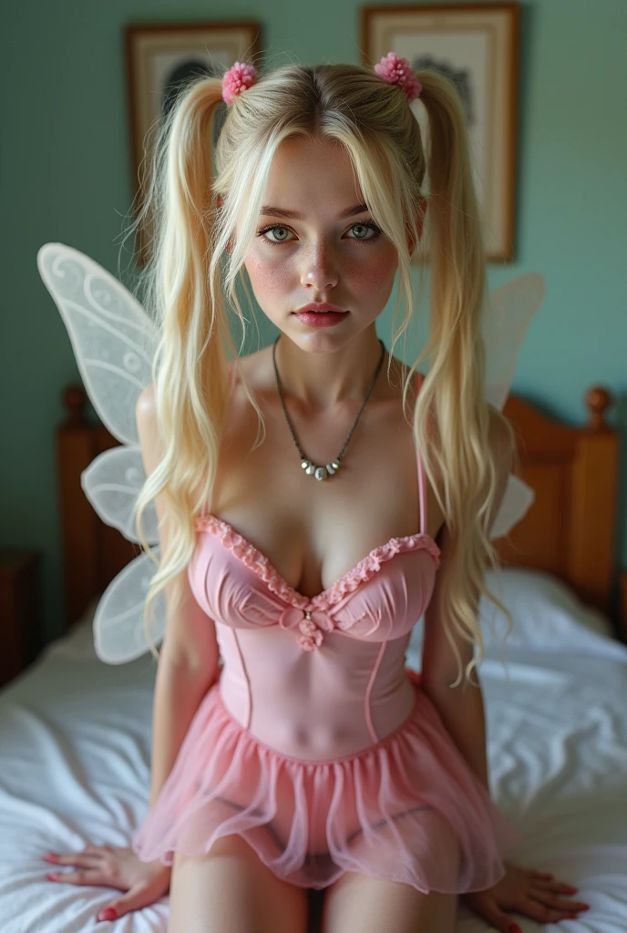 Create an enchanted forest nymph with a very natural light make the perishing mystical 