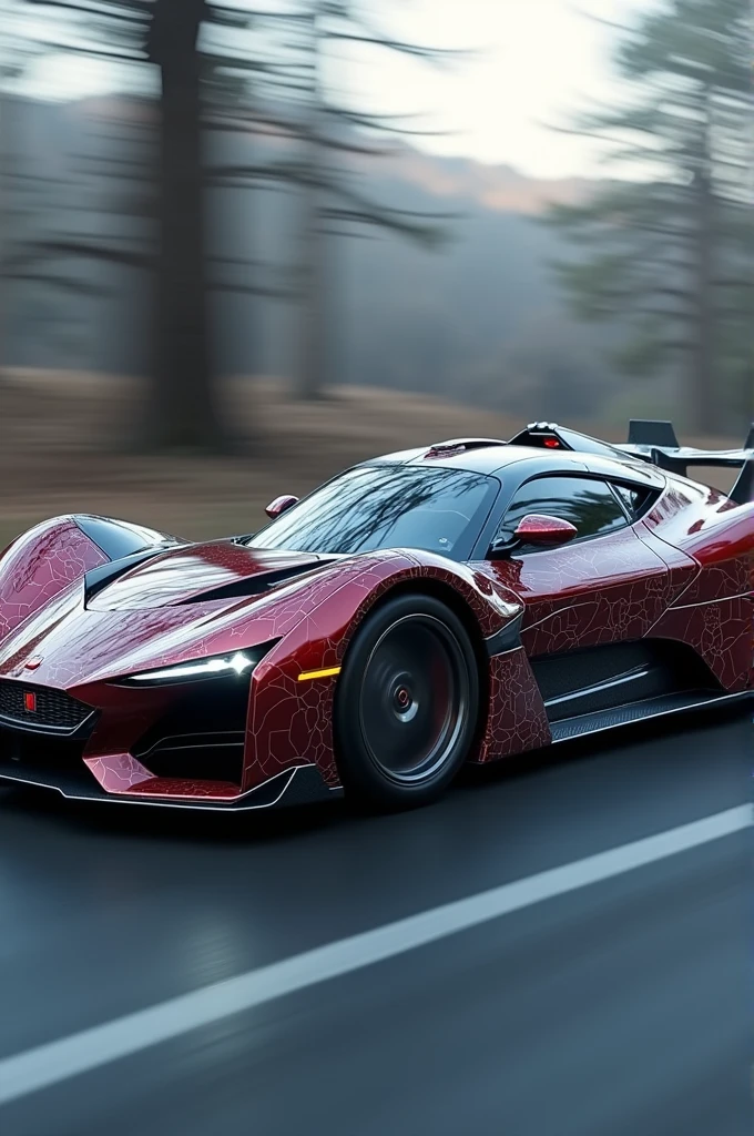 Blur car with Ironman armour