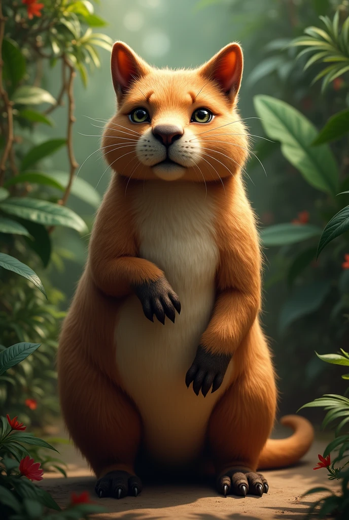 sexy cat capybara
