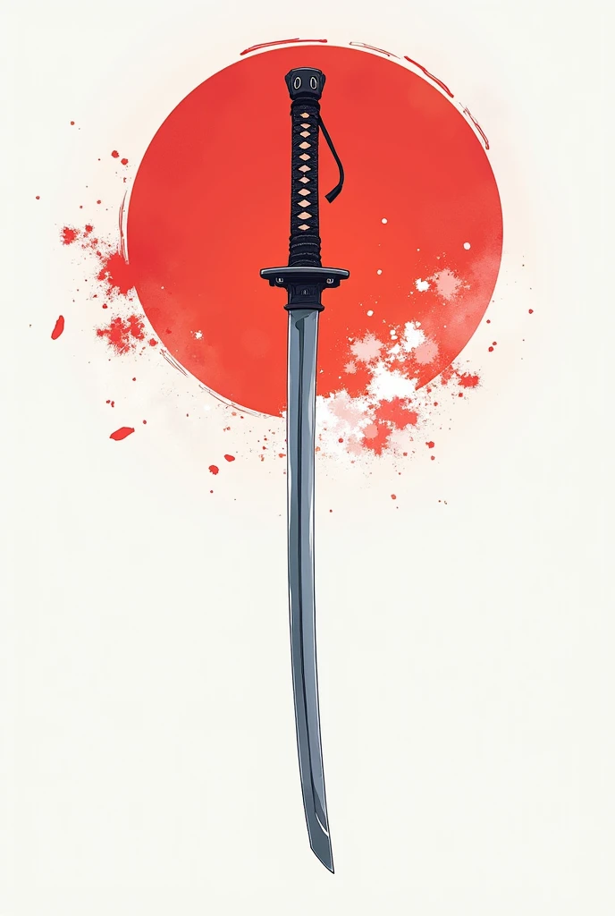 anime drawing. Katana only Katana