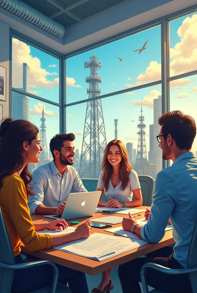 Successful sales team, in a Peruvian telecommunications company, highlight the value of empathy and teamwork, perseverance