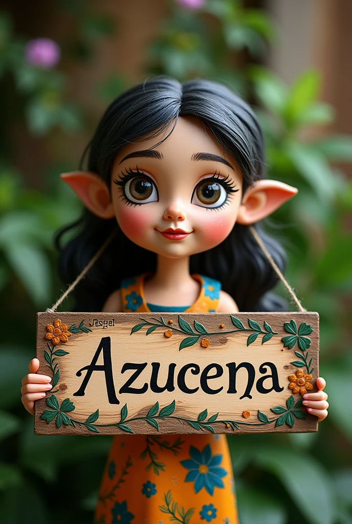 doll sign that says Azucena