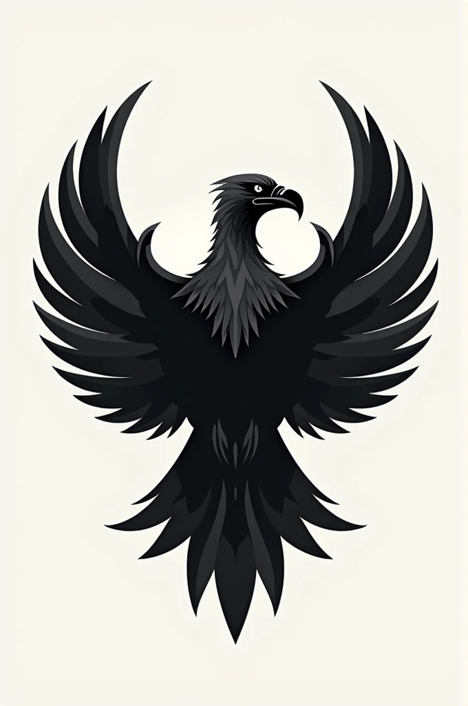 Generates a vulture in the style of the Belisario logo 