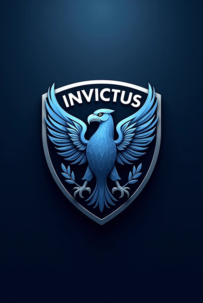 Create me a Manchester City-type football crest with the name Invictus United