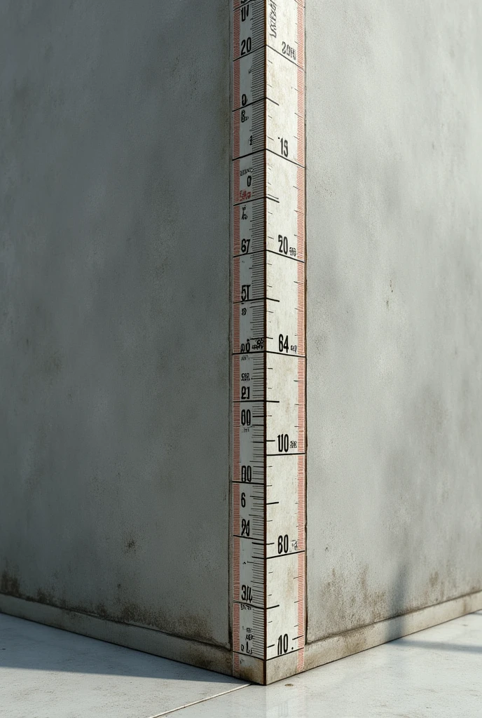 A numerical scale of some construction on a physical plane