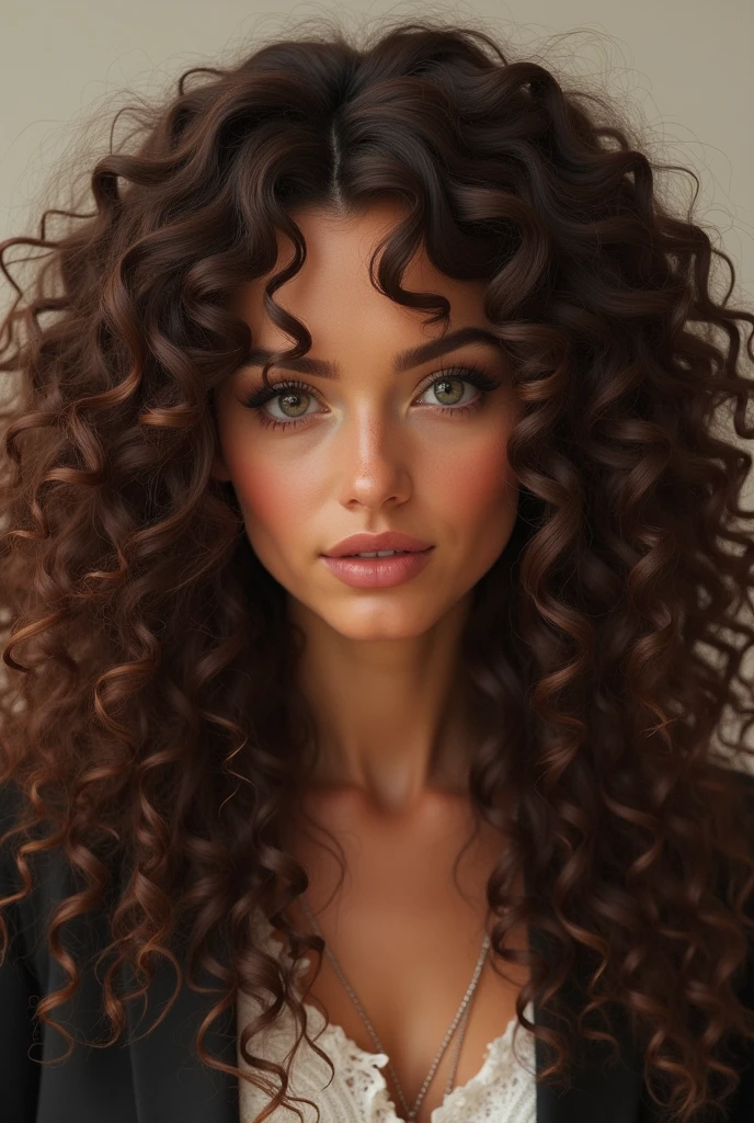  very famous brown curly hair 