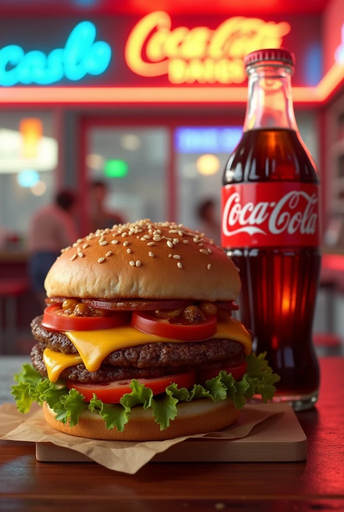 Burger and Coca Cola combo from $3.25🔥