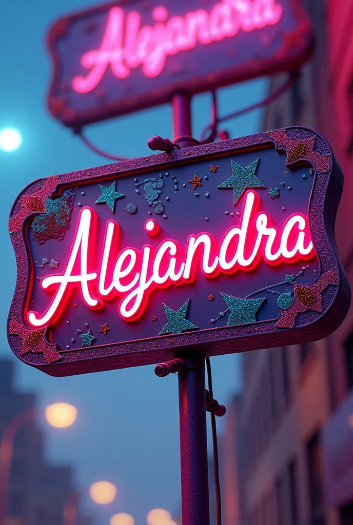 Bratz sign that says Alejandra