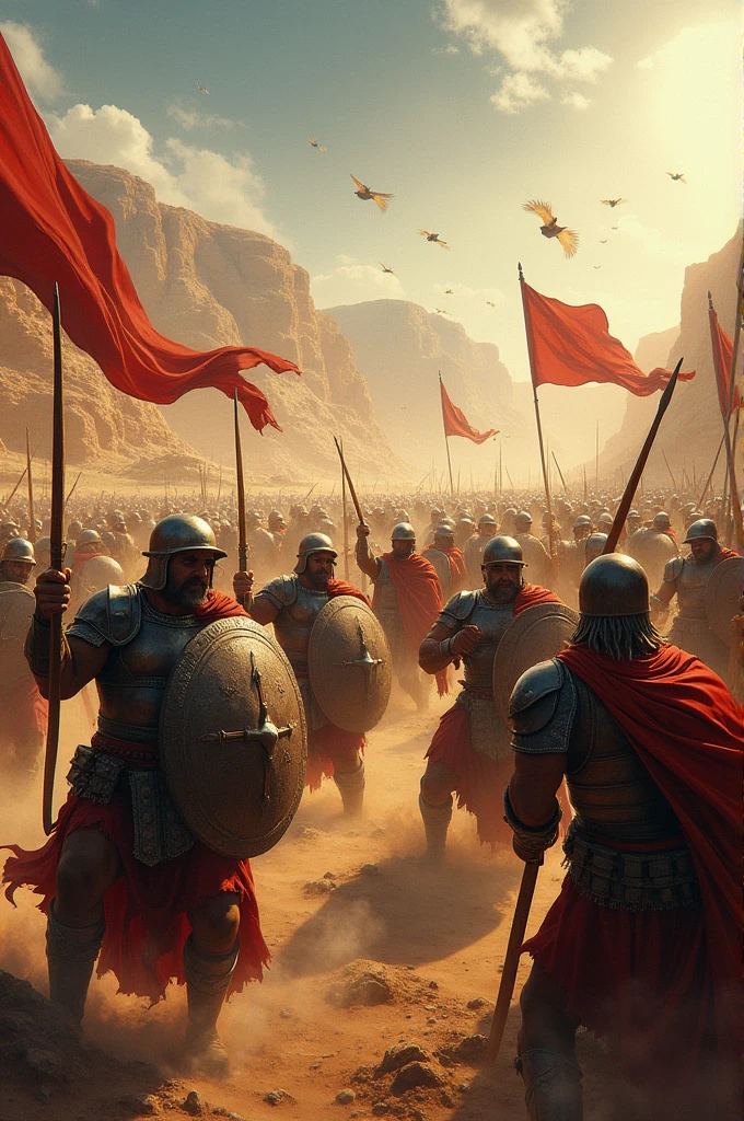 The war between Israel and the Philistines