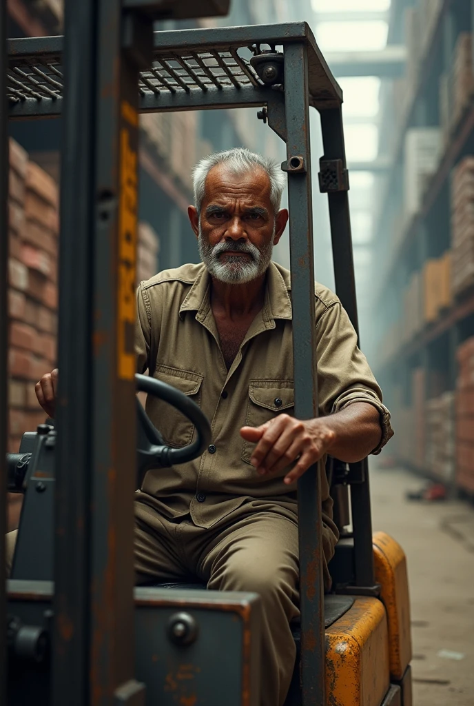 Indian Forklift Operator 