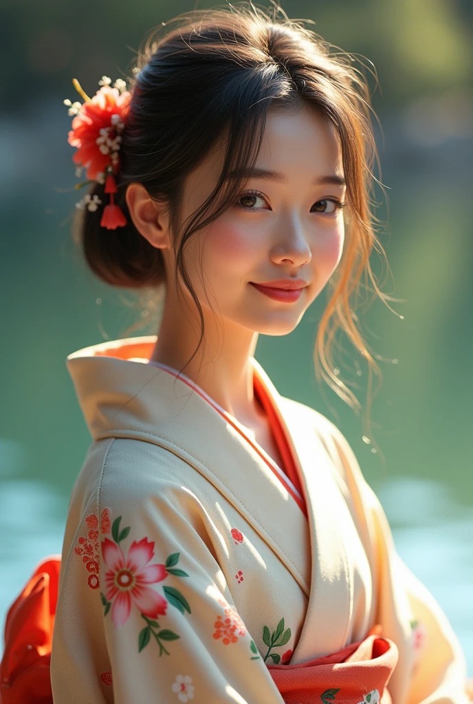 yukata smile
