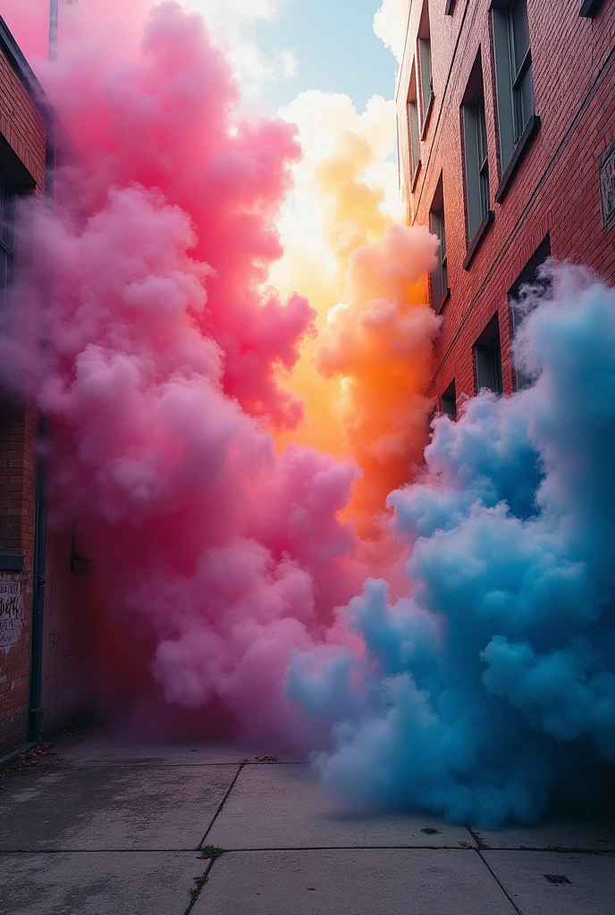 Candy smoke grafiti
