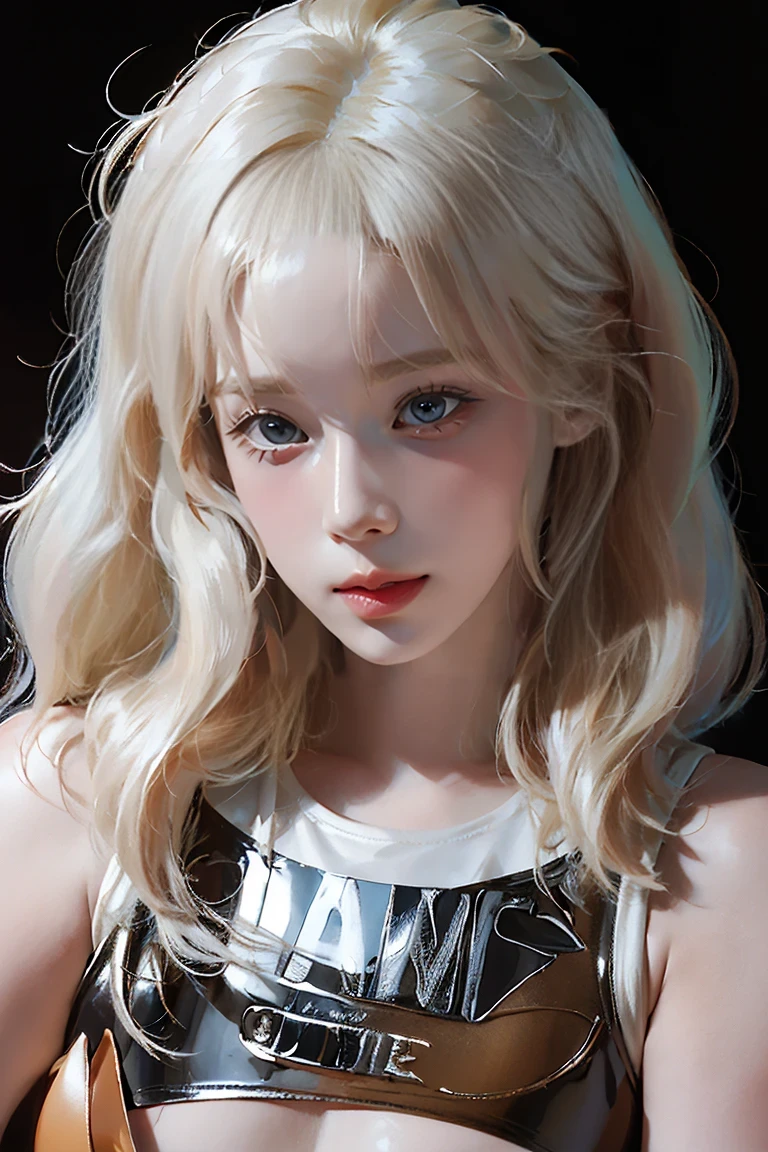 (Highest quality, 8k, High resolution, Realistic:2.0), (Lighting: in front),(Lighting: fort),(The ultimate beautiful girl:2.0),(Glowing Skin:1.5),(Oily skin:1.5),(Platinum Blonde Hair:1.5), Heavy eye makeup ,(Woman smiling at the viewer), (Wearing a latex T-shirt and tight latex shorts:1.5), (masterpiece), (Hard nipples), (T-shirt and latex transparent),(Tight fitting clothing),(Torn clothes),(Showing her ass to the viewers), (Round and soft ass), (Latex shorts are too small),(Perfect body), (Buttocks sticking out of shorts), (Large Breasts),