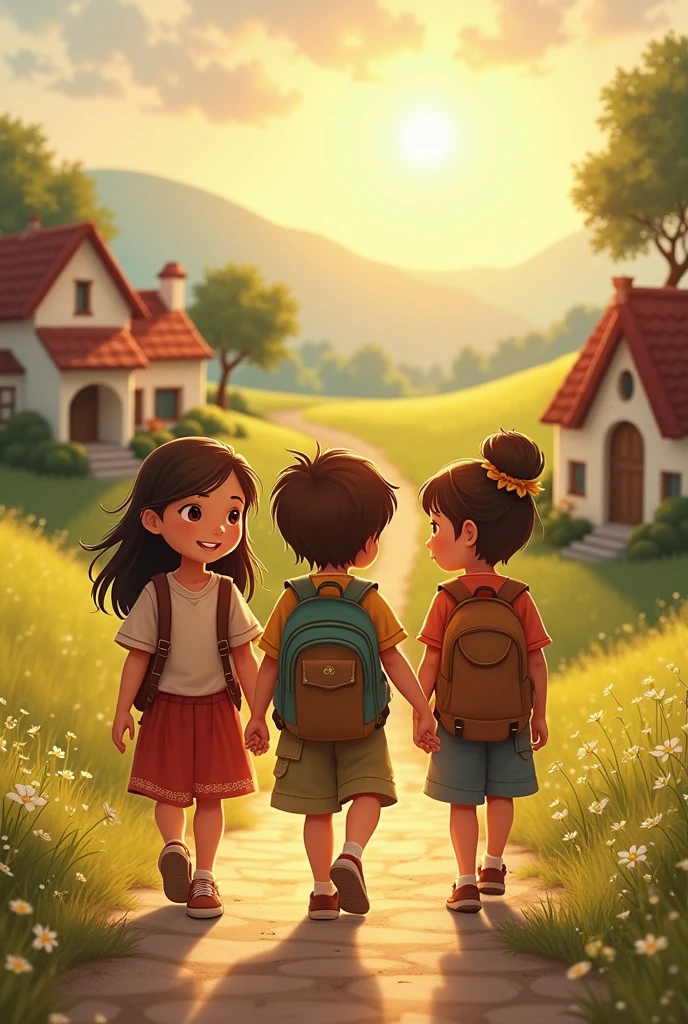 But Lucy, Alex, and Emma decided to return home. They had learned so much from their adventure, and they knew that their family was the most important thing of all.
