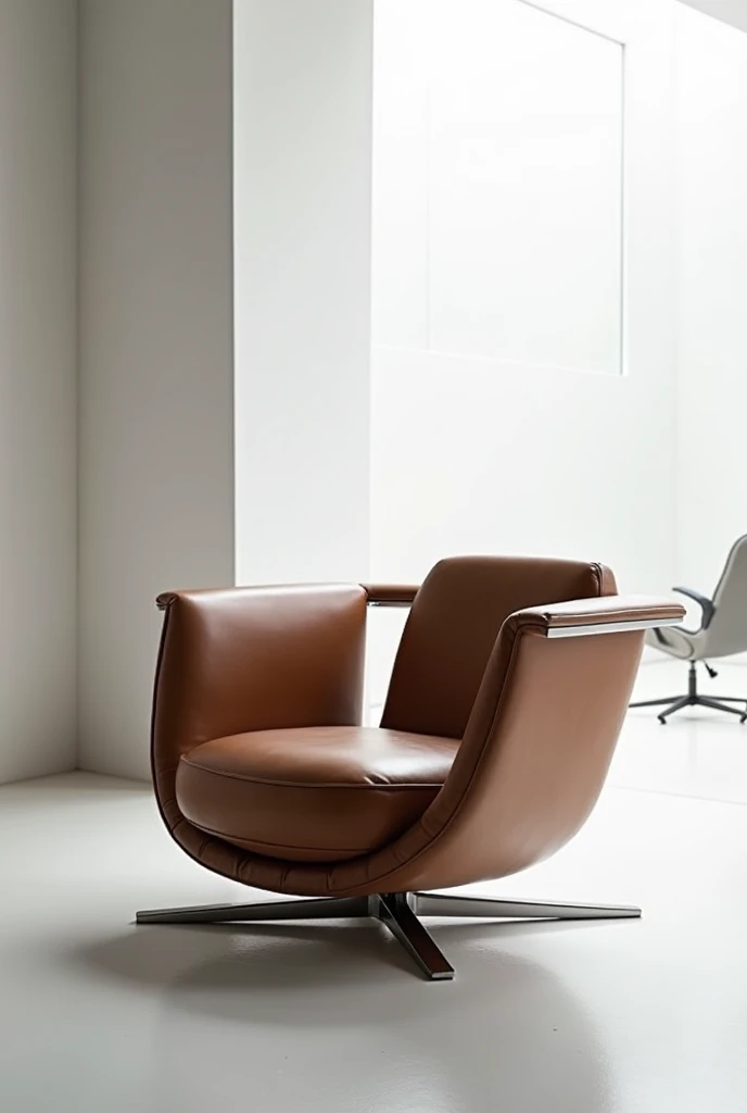 A modern armchair whose motto is the meeting of two people
