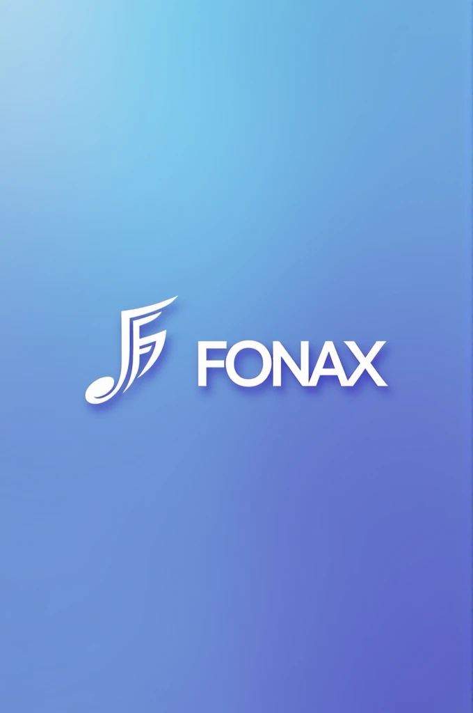 Business logo, speech therapy company, by name fonax, with blue and violet colors