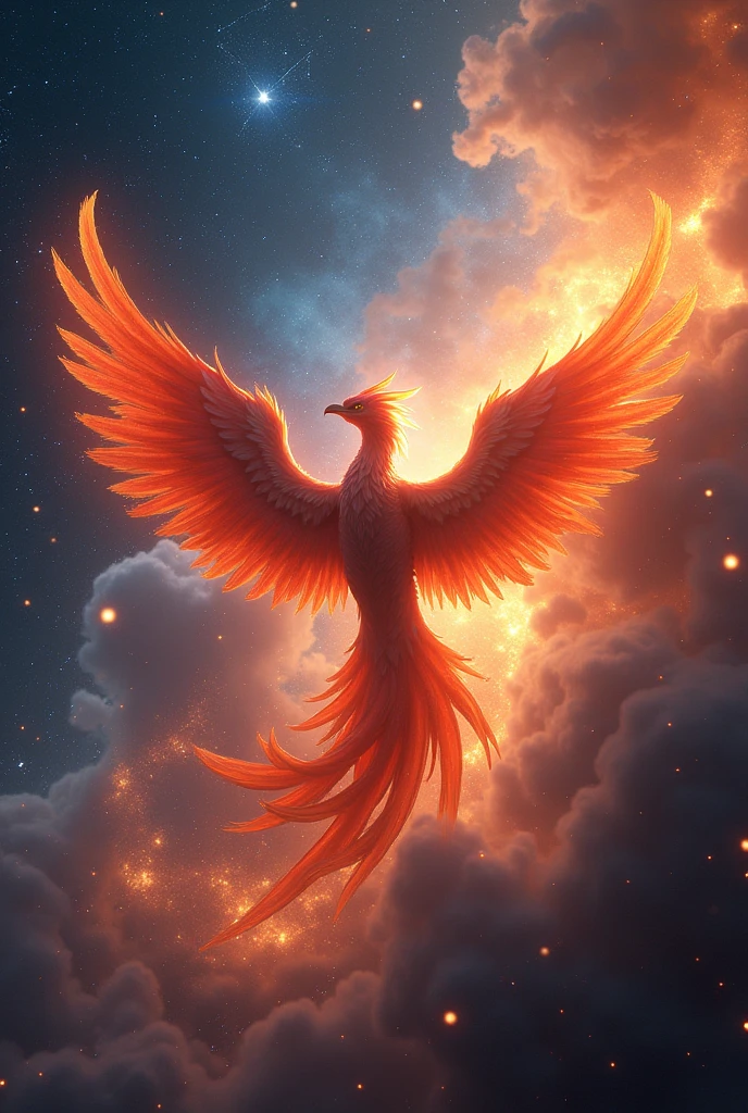 Nebula Phoenix, stars, constellations