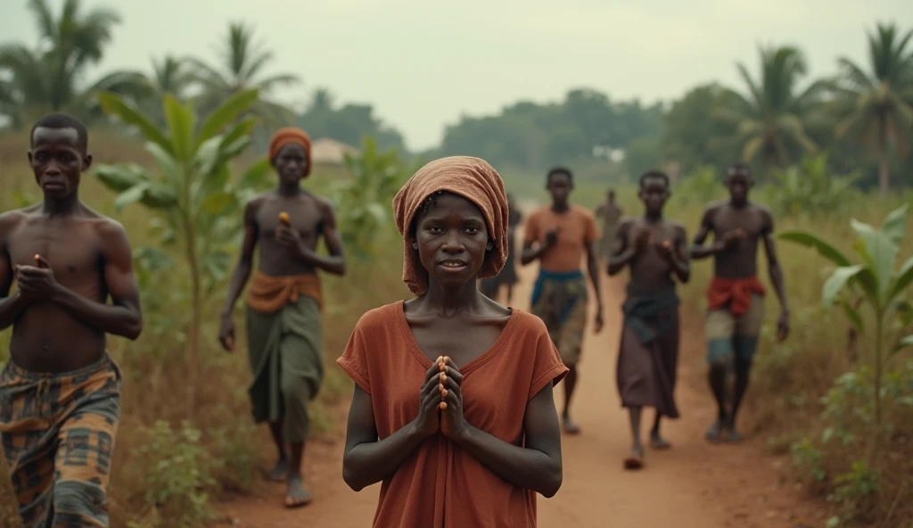 Hungry people poor people bad situation and no development in the country music video