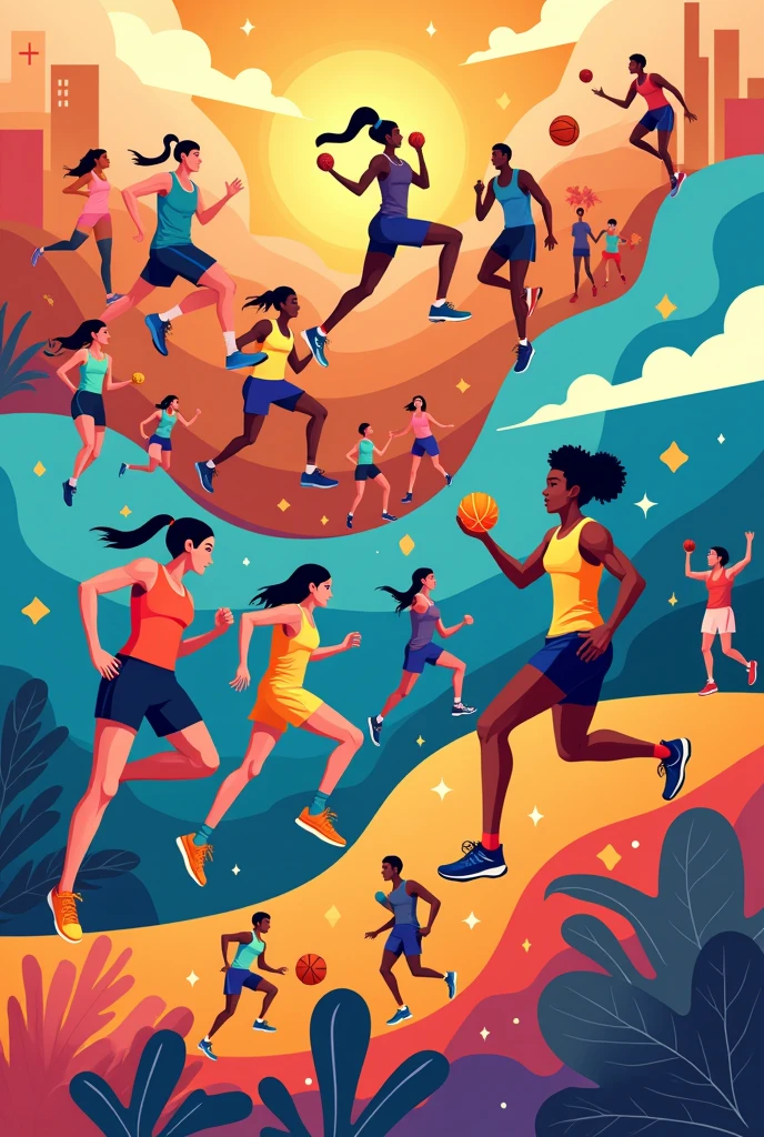 diversity, equality inclusivity -sports poster making