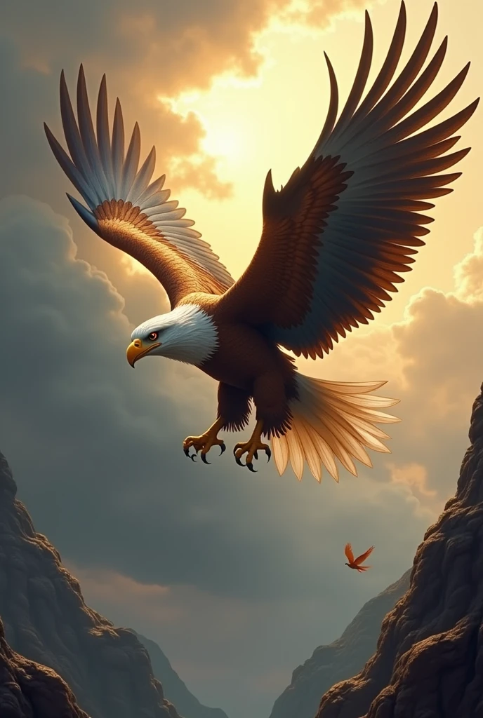 Create a big eagle