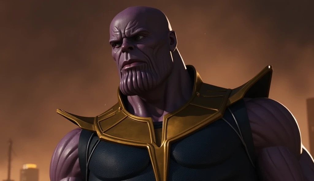 Scene 6: First Kill
Thanos takes his first life, eliminating a Titan elder who opposes his beliefs. This marks the beginning of his dark journey.