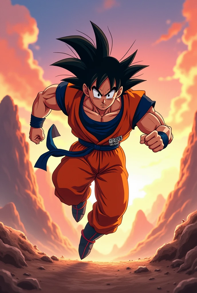 Goku Running