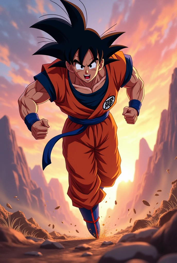 Goku Running