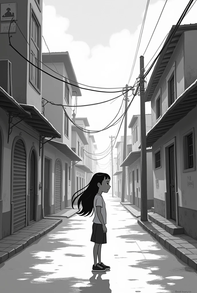 Create a short animated story about preventing teenage pregnancy,  and that has no color, It should be A4 size, with small images and text in Spanish.
