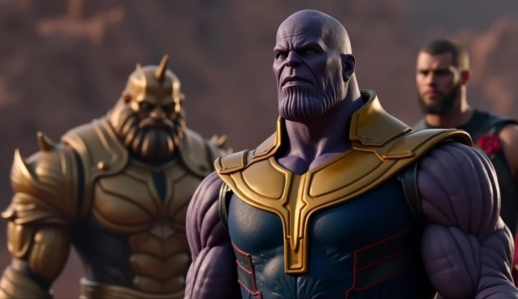 Scene 9: Assembling the Black Order
Thanos recruits powerful warriors from different planets, forming the Black Order to aid in his quest.