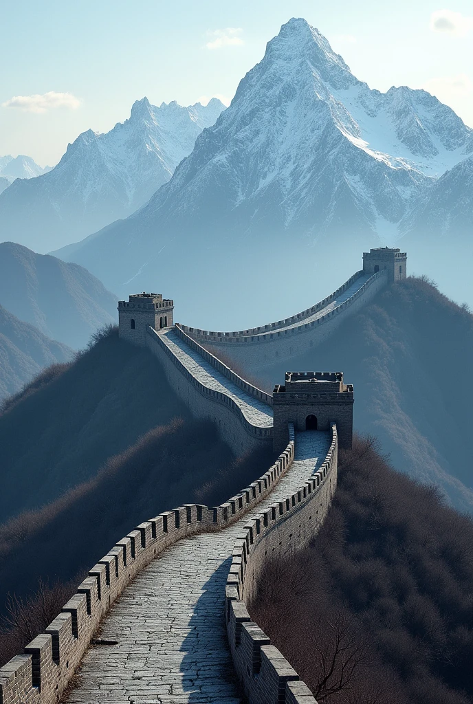 Great Wall of China and its immensity