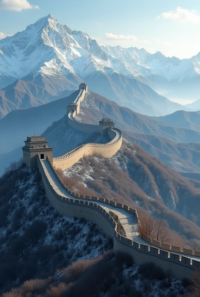 Great Wall of China and its immensity