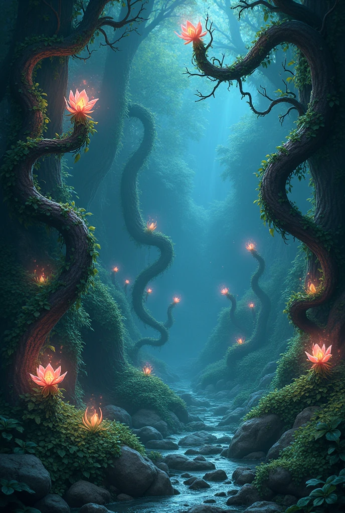Create a magical vines