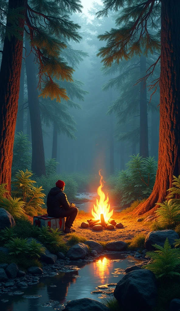 You can make a camp