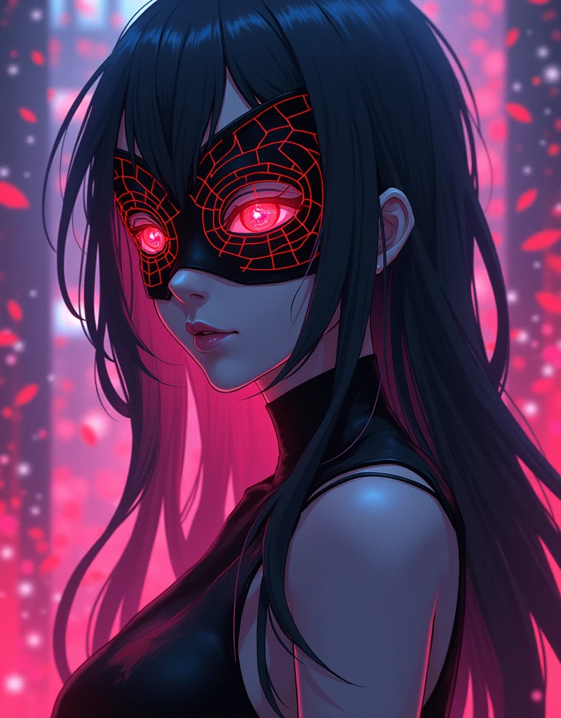 zero-two / Darling in the Franxx ] is wearing a mask, loish |, by Kamisaka Sekka, loish art style, a beautiful art illustration, digital art in pixiv, anime illustration, colorful illustration, supernatural art style, strange and dark art style, trend anime art, digital anime illustration, tumblr, by Yanagawa Nobusada